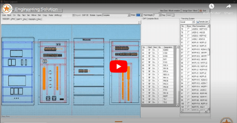 Looping chart for eletrical panels